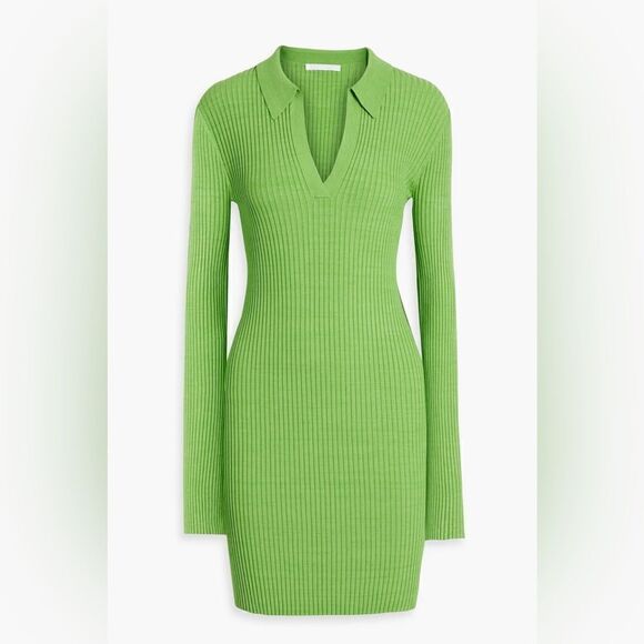 Helmut Lang Marl Ribbed Knit Dress NWT - Picture 1 of 10